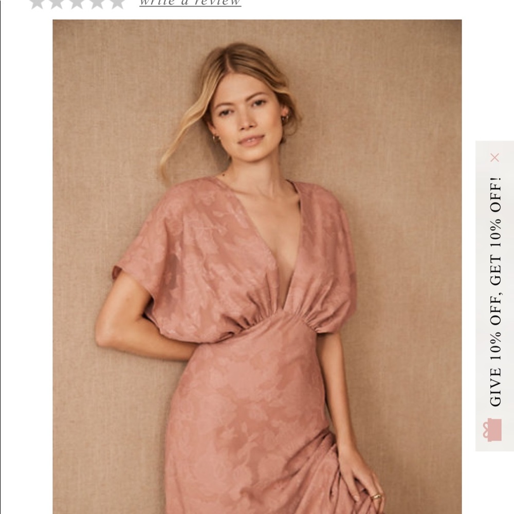 Anthropologie BHLDN Maxi Bridesmaid Prom Wedding Guest Dress